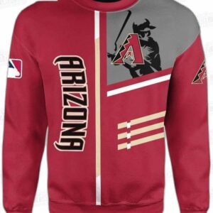 Iconic Player Red Gray Arizona Diamondbacks Ugly Christmas Sweater – Baseball Holiday Gift