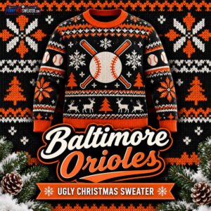 Baltimore Orioles Ugly Christmas Sweater