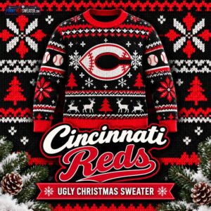 Cincinnati Reds Ugly Christmas Sweater