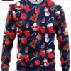 Custom Name Number Cleveland Guardians Ugly Christmas Sweater – Red Baseball Holiday Gift
