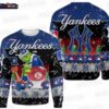 Jesus Saves New York Yankees Ugly Christmas Sweater – Red White Baseball Holiday Gift