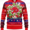 Grinch Philadelphia Phillies Ugly Christmas Sweater – Blue Red Baseball Holiday Gift