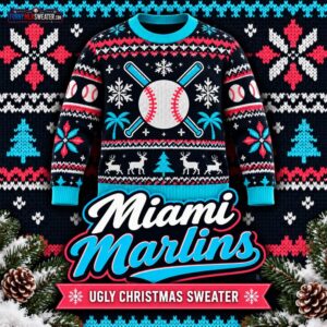 Miami Marlins Ugly Christmas Sweater