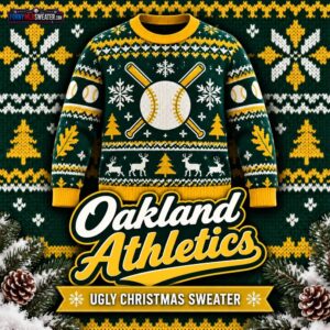 Oakland Athletics Ugly Christmas Sweater
