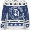 12 Grinch Xmas Day San Diego Padres Ugly Christmas Sweater – Navy Gold Baseball Holiday Gift