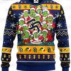 Snowflake Pattern San Diego Padres Ugly Christmas Sweater – Navy Baseball Holiday Gift