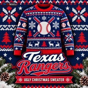 Texas Rangers Ugly Christmas Sweater